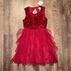 Speechless Sequin Sleeveless Dress Girls Size 8 New with Tags